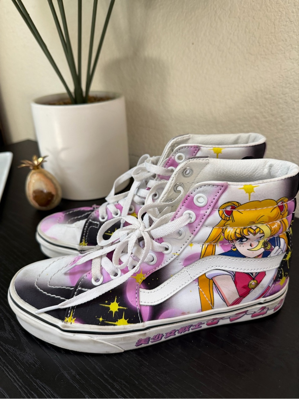 Vans Kids High-Top Sneakers Sailor Moon Graphic size 7.5